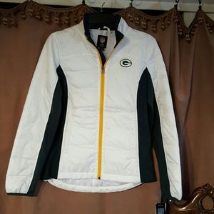 Lightweight quilted Green Bay Packers jacket